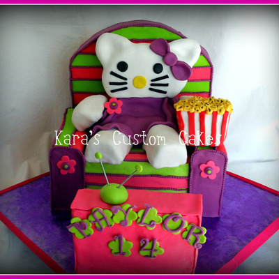 Hello Kitty Birthday Cake!