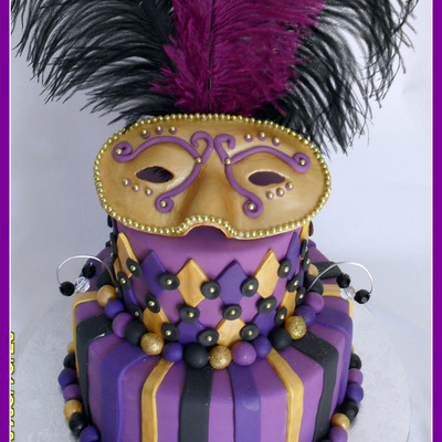 Mardi Gras Bridal Shower