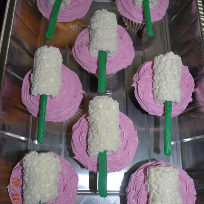 White Lilac Cupcakes