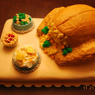 Teacher Appreciation And Thanksgiving Cake