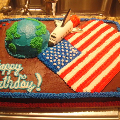 Nasa Birthday Cake
