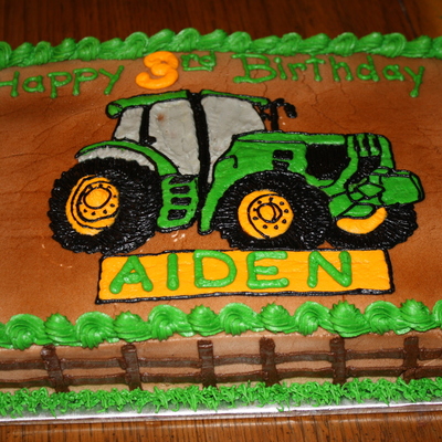 John Deere Birthday Cake