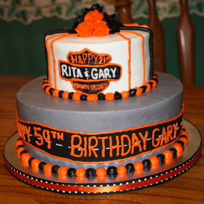 Harley Anniversary/birthday Cake
