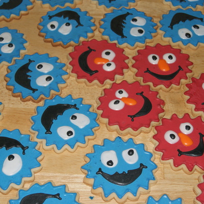 Elmo And Cookie Monster