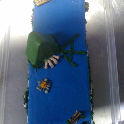 Blue Blaze Cake