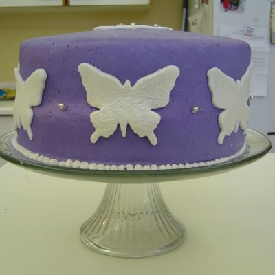 Purple And Butterflies