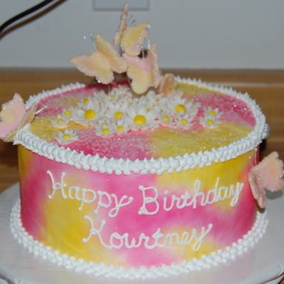 Pink & Yellow Butterflies