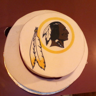 Redskins Cake
