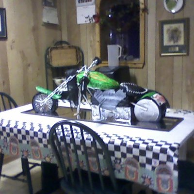 Motorcycle Cake