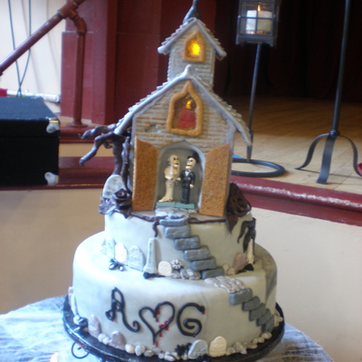 Haunted Wedding Cake