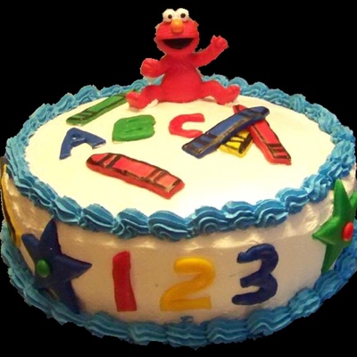 Elmo Cake