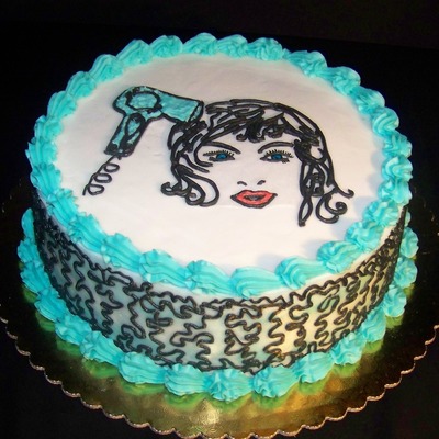 Hair Dresser Cake