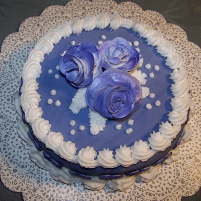 Purple Rose Cake