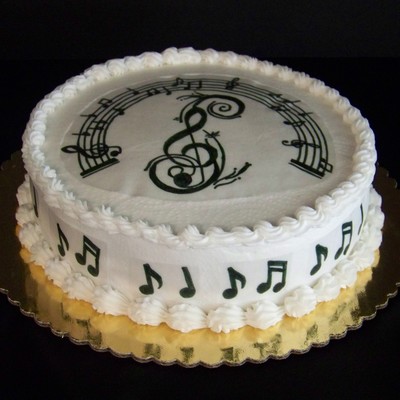 Music Note Cake