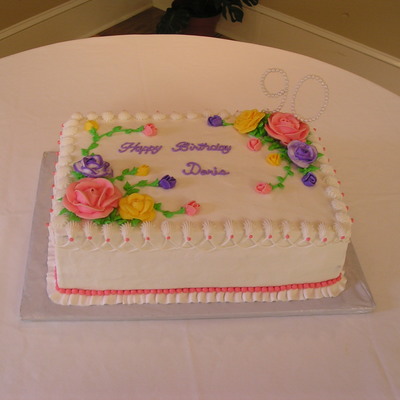 90Th Birthday Cake