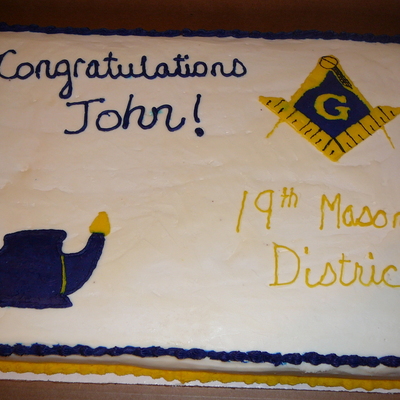 Masonic Lodge Cake