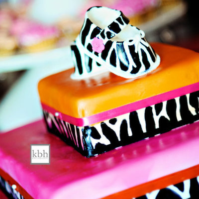 Pink And Orange Zebra Baby