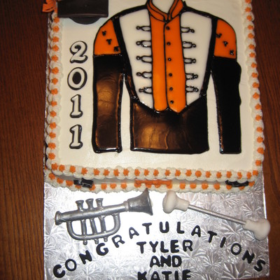 Ut Volunteer Graduation Cake