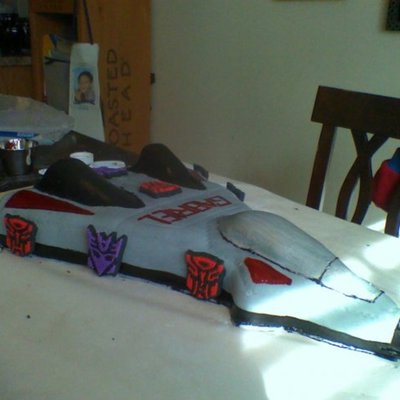 Transformers Jet Cake
