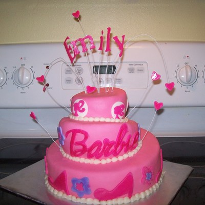 Barbie Topsy Turvy Cake