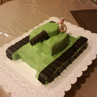 Army Tank Cake