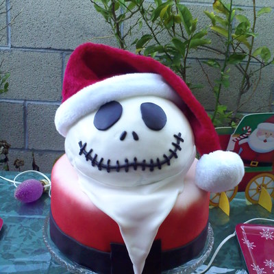 Nightmare Before Christmas Jack Cake