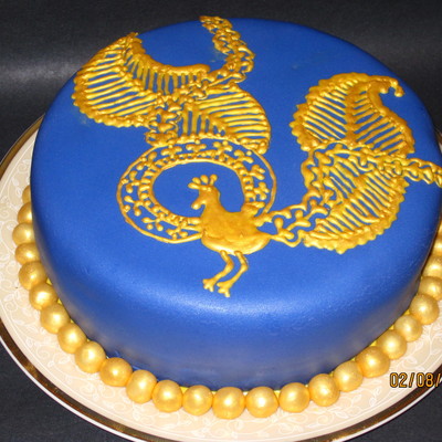 Peacock Cake