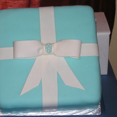 Birthday Present For A Friend In Tiffany Colors