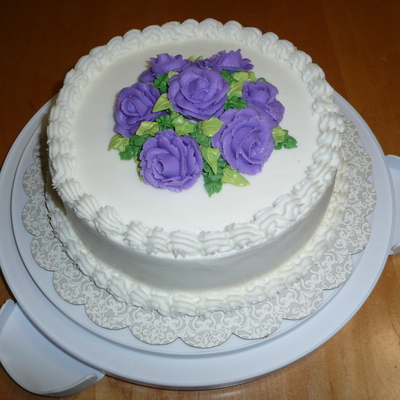 Wilton Course 1 Final Cake