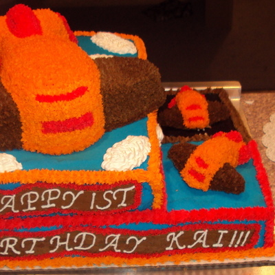 Airplane Themed First Birthday Party