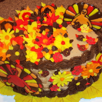 Thanksgiving Flower Basket