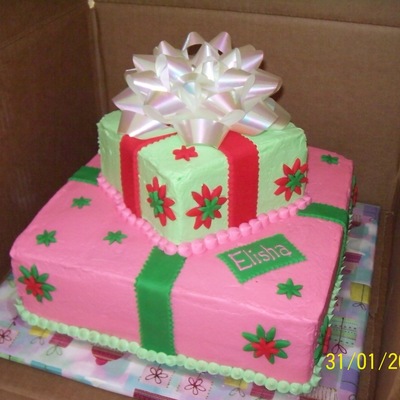 Birthday Present Cake