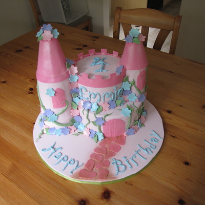 Princess Castle Cake