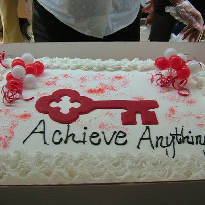 Cake For Ribbon Cutting Ceremony