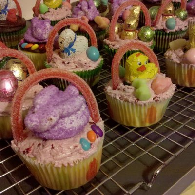 Easter Basket Cupcakes