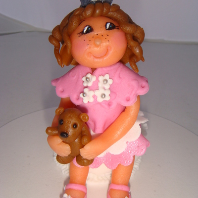 Prinsess With Bear