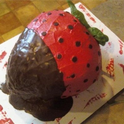 Chocolate Covered Strawberry Cake