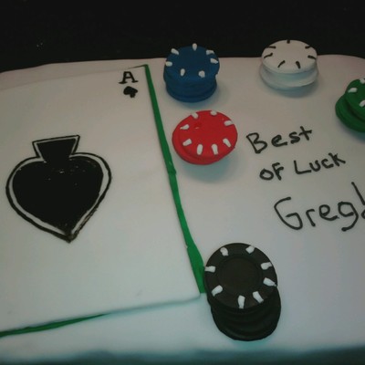 Poker Cake