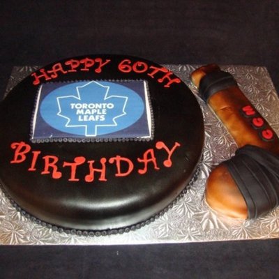 Toronto Maple Leaf Cake