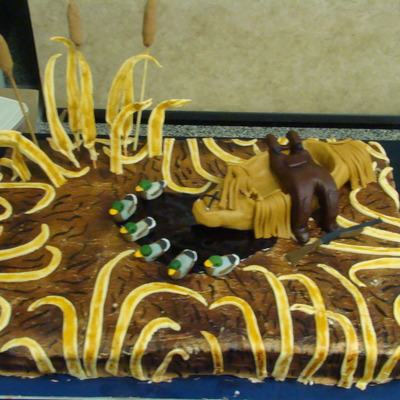 Ducks Unlimited Duck Hunting Cake