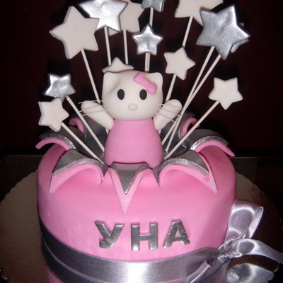 Hello Kitty Explosion Cake