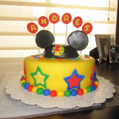 Mickey Mouse Birthday Cake