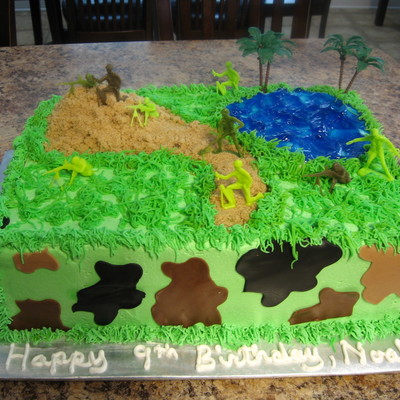 Army Men Cake