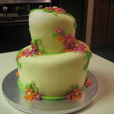 Small Two-Tiered Topsy Turvy Birthday