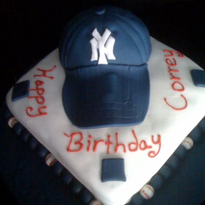 Baseball Cap Cake