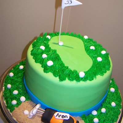 Golf Birthday Cake