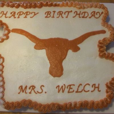 Texas Longhorns Cupcake Cake