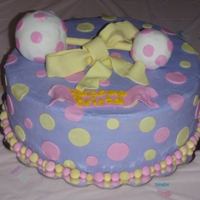 Baby Rattle Cake