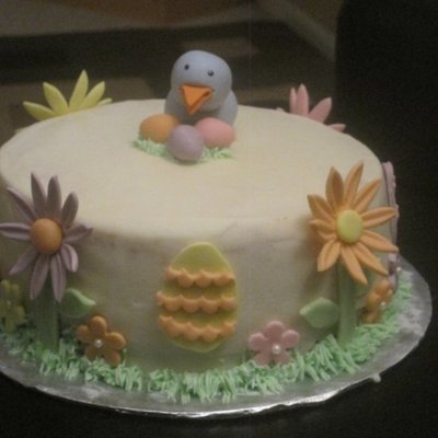 Easter Chick Cake