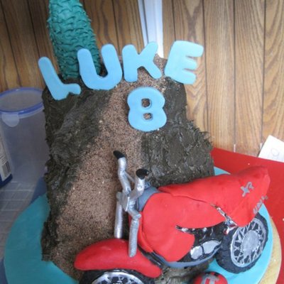 Dirt Bike Cake